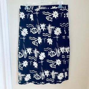JM Collection Wrap Vintage Skirt